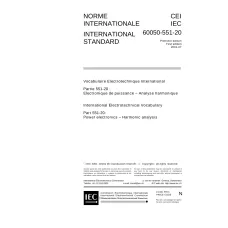 IEC 60050-551-20 Ed. 1.0 b:2001 IEC 60050-551-20 Ed. 1.0 b:2001
