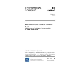 IEC 60444-7 Ed. 1.0 en:2004 IEC 60444-7 Ed. 1.0 en:2004