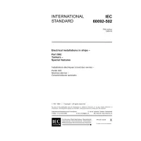 IEC 60092-502 Ed. 5.0 en:1999