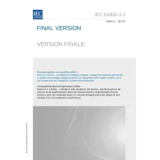 IEC 61000-3-3 Ed. 3.1 b:2017 IEC 61000-3-3 Ed. 3.1 b:2017