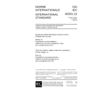 IEC 60331-21 Ed. 1.0 b:1999