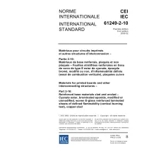 IEC 61249-2-10 Ed. 1.0 b:2003 IEC 61249-2-10 Ed. 1.0 b:2003