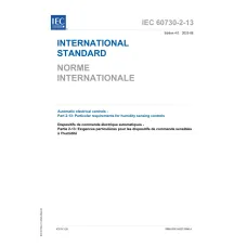 IEC 60730-2-13 Ed. 4.0 b:2025