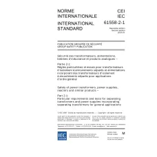 IEC 61558-2-1 Ed. 2.0 b:2007 IEC 61558-2-1 Ed. 2.0 b:2007