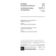 IEC 61041-4 Ed. 1.0 b:1997 IEC 61041-4 Ed. 1.0 b:1997