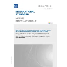 IEC 60728-13-1 Ed. 2.0 b:2017