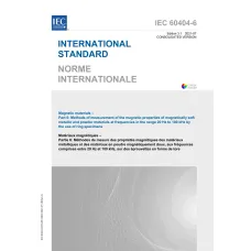 IEC 60404-6 Ed. 3.1 b:2021 IEC 60404-6 Ed. 3.1 b:2021