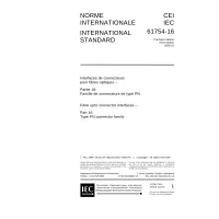 IEC 61754-16 Ed. 1.0 b:1999