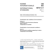IEC 60721-2-1 Ed. 1.1 b:2002 IEC 60721-2-1 Ed. 1.1 b:2002