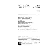 IEC 61223-2-9 Ed. 1.0 en:1999