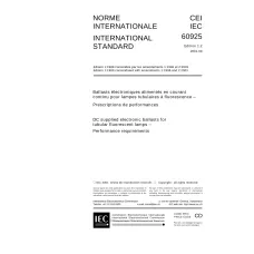 IEC 60925 Ed. 1.2 b:2001 IEC 60925 Ed. 1.2 b:2001