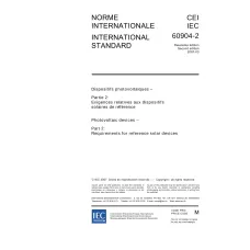 IEC 60904-2 Ed. 2.0 b:2007 IEC 60904-2 Ed. 2.0 b:2007