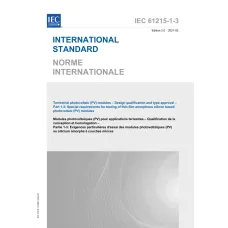 IEC 61215-1-3 Ed. 2.0 b:2021 IEC 61215-1-3 Ed. 2.0 b:2021