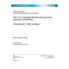 IEEE 802.15.4e-2012 IEEE 802.15.4e-2012