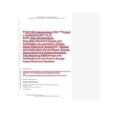 IEEE P1801 IEEE P1801