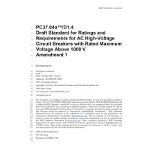 IEEE C37.04a-2025 IEEE C37.04a-2025