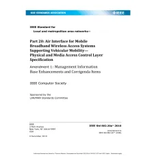 IEEE 802.20a-2010 IEEE 802.20a-2010