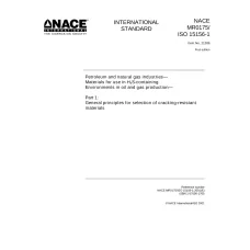 NACE MR0175 / ISO 15156 NACE MR0175 / ISO 15156