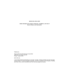 NEMA MG 10012-2023