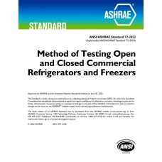 ASHRAE 72-2022 ASHRAE 72-2022