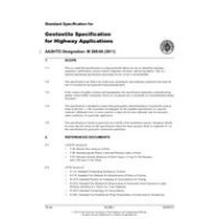 AASHTO M 288-06 (2011) AASHTO M 288-06 (2011)