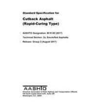 AASHTO M 81-92 (2021) AASHTO M 81-92 (2021)