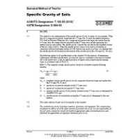 AASHTO T 100-06 (2010) AASHTO T 100-06 (2010)