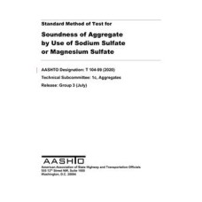 AASHTO T 104-99 (2020) AASHTO T 104-99 (2020)