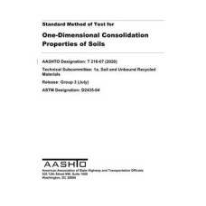 AASHTO T 216-07 (2020) AASHTO T 216-07 (2020)