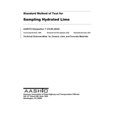 AASHTO T 218-86 (2022) AASHTO T 218-86 (2022)