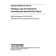AASHTO T 219-87 (2018) AASHTO T 219-87 (2018)