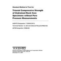 AASHTO T 226-90 (2018) AASHTO T 226-90 (2018)