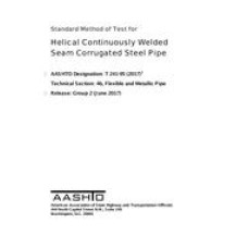 AASHTO T 241-95 (2021) AASHTO T 241-95 (2021)