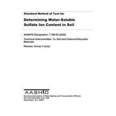 AASHTO T 290-95 (2020) AASHTO T 290-95 (2020)