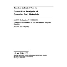 AASHTO T 311-00 (2019) AASHTO T 311-00 (2019)