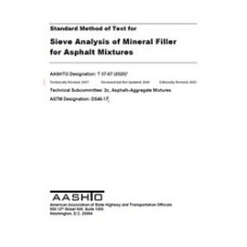 AASHTO T 37-07 (2020) AASHTO T 37-07 (2020)