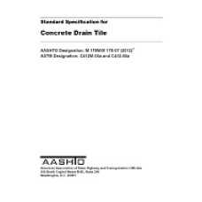 AASHTO M 178M/M 178-07 (2012) AASHTO M 178M/M 178-07 (2012)