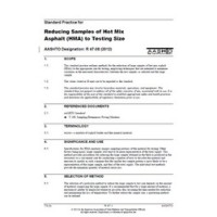 AASHTO R 47-08 (2012) AASHTO R 47-08 (2012)