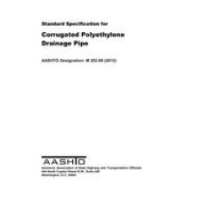 AASHTO M 252-09 (2017) AASHTO M 252-09 (2017)