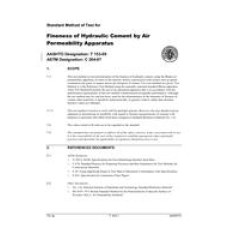 AASHTO T 153-09 AASHTO T 153-09