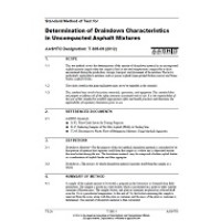 AASHTO T 305-09 (2012) AASHTO T 305-09 (2012)