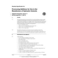 AASHTO M 327-11 (2015) AASHTO M 327-11 (2015)