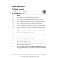 AASHTO M 85-11 AASHTO M 85-11