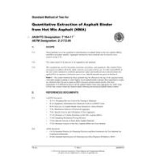 AASHTO T 164-11 AASHTO T 164-11