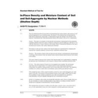 AASHTO T 310-11 AASHTO T 310-11