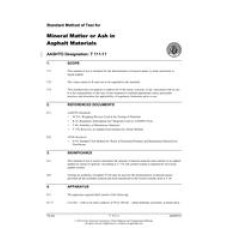 AASHTO T 111-11 (2019) AASHTO T 111-11 (2019)