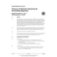 AASHTO T 153-11 AASHTO T 153-11