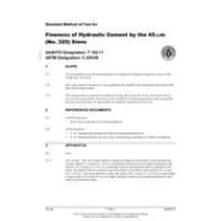 AASHTO T 192-11 (2015) AASHTO T 192-11 (2015)