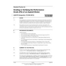 AASHTO R 29-08 (2012) AASHTO R 29-08 (2012)