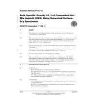 AASHTO T 166-12 AASHTO T 166-12